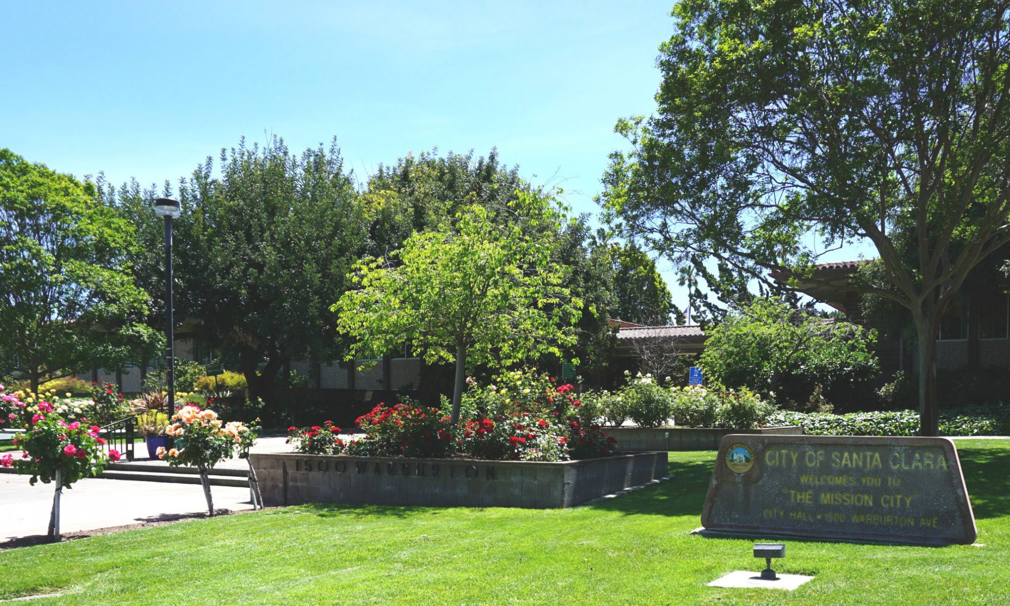 Santa Clara Town Hall to advertise the Historic Santa Clara Tour being available for the auction at Librarypalooza