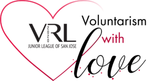 Voluntarism with Love logo from the Junior League of San Jose