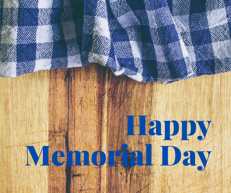 Happy Memorial Day 2020 from The Santa Clara City Library foundation and friends