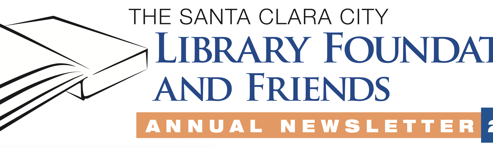 Santa Clara City Library Foundation and Friends Annual Newsletter 2020 banner