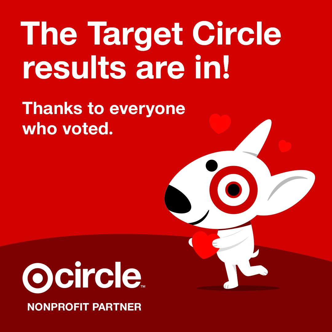 Target circle post thanking everyone who voted for The Santa Clara City Library Foundation and Friends