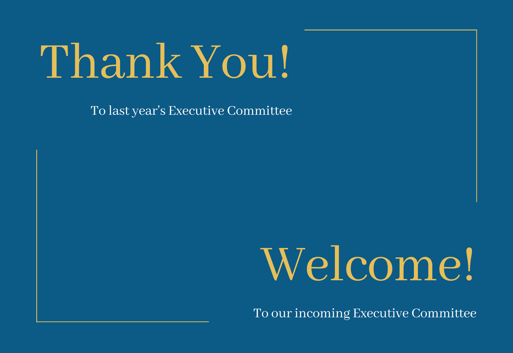 thank you to the FY20 executive committee for The Santa Clara City Library foundation and friends, and welcome to the new incoming executive committee