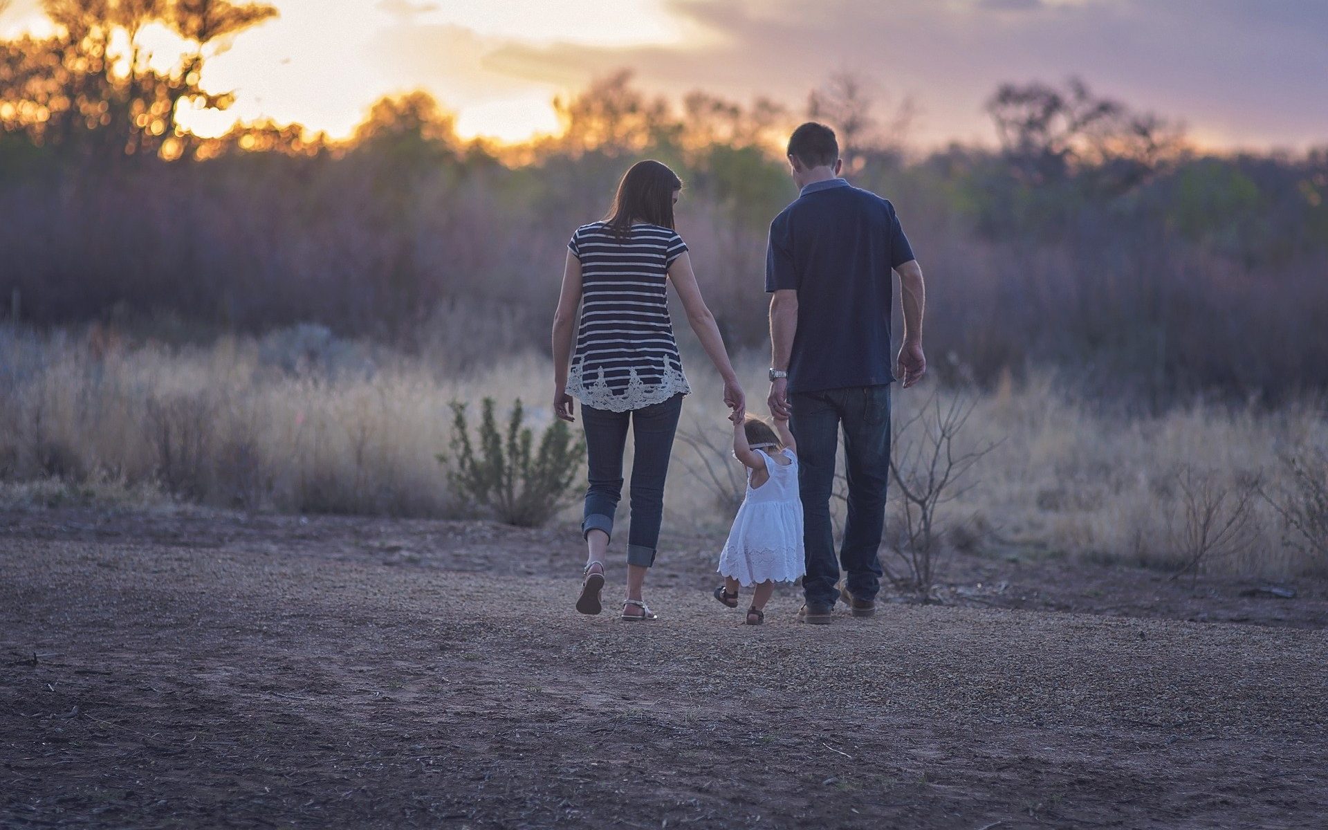 image of a family walking towards the sunset for our bequests planned giving post