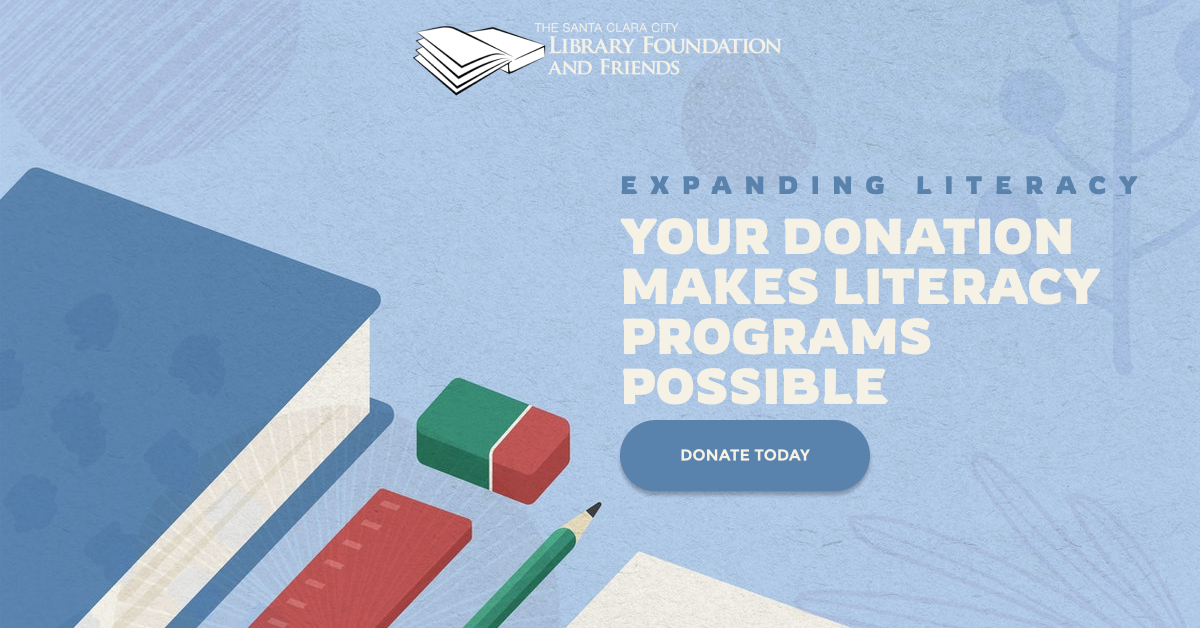 your donation to The Santa Clara City Library foundation and friends makes literacy programs at The Santa Clara City Library and through read Santa Clara possible