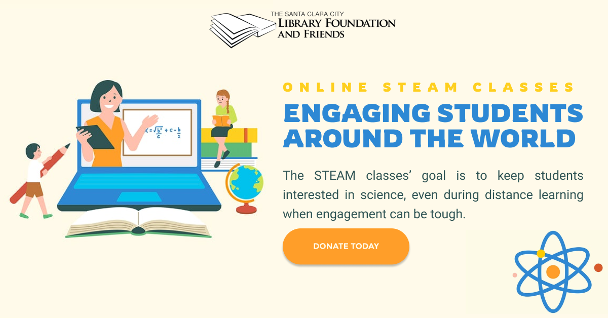 donate to The Santa Clara City Library foundation and friends to support STEAM classes at The Santa Clara City Library, that are engaging students around the world