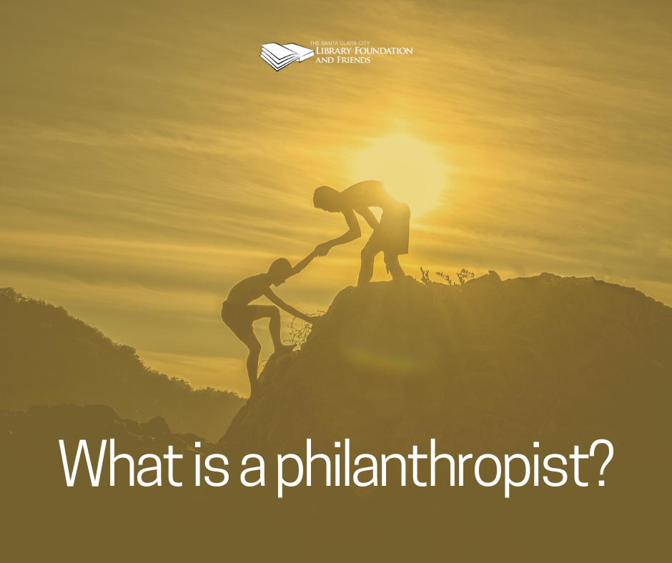 What is a philanthropist?
