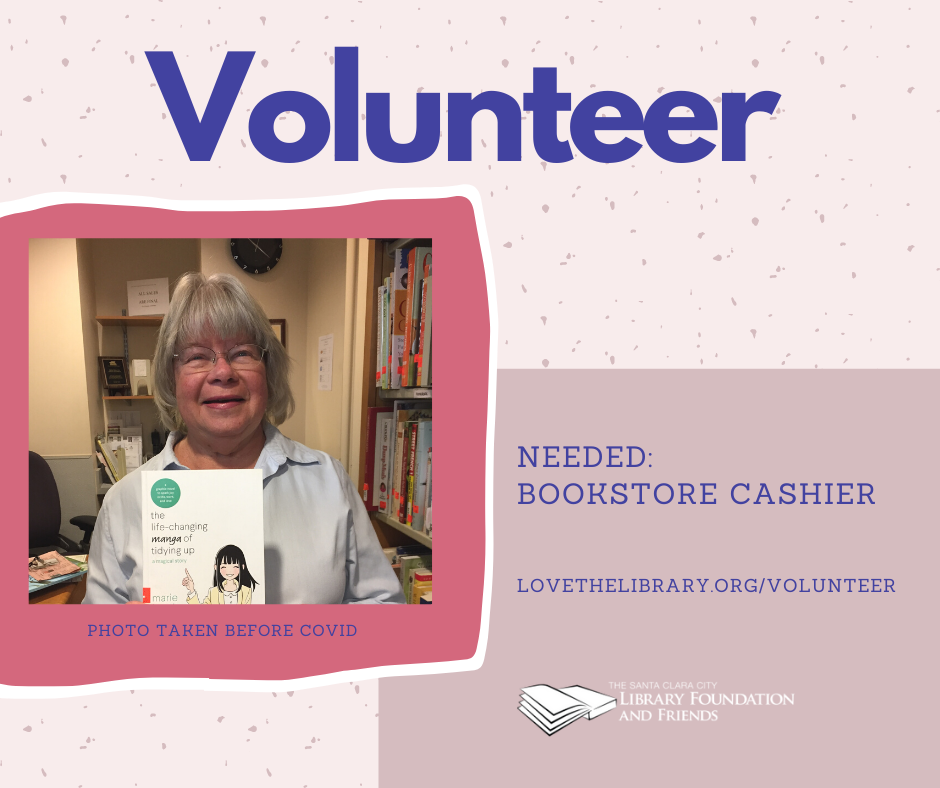 Volunteer at the Friends of The Santa Clara City Library Bookstore