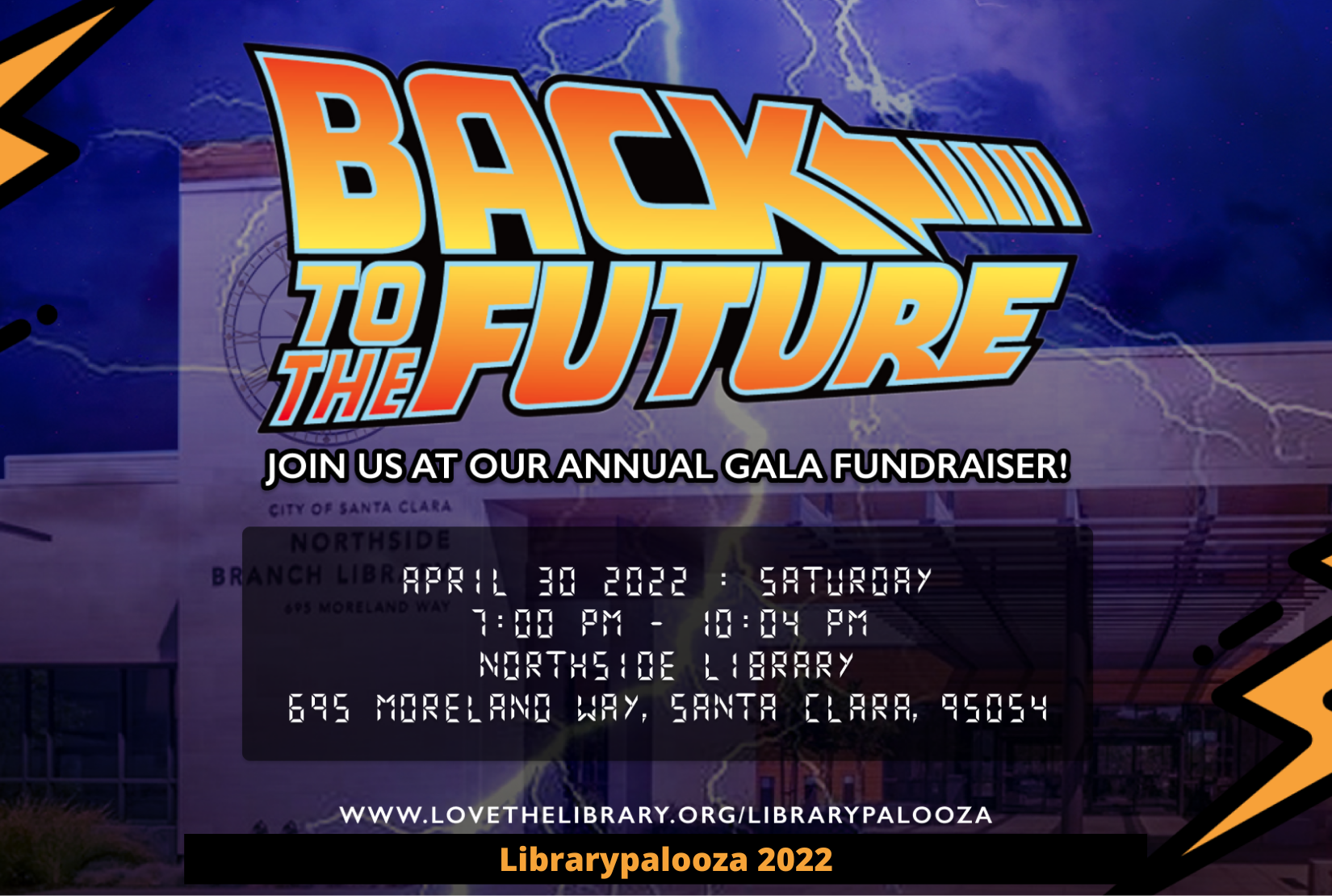 Come to Librarypalooza - a gala fundraiser for The Santa Clara City Library foundation and friends