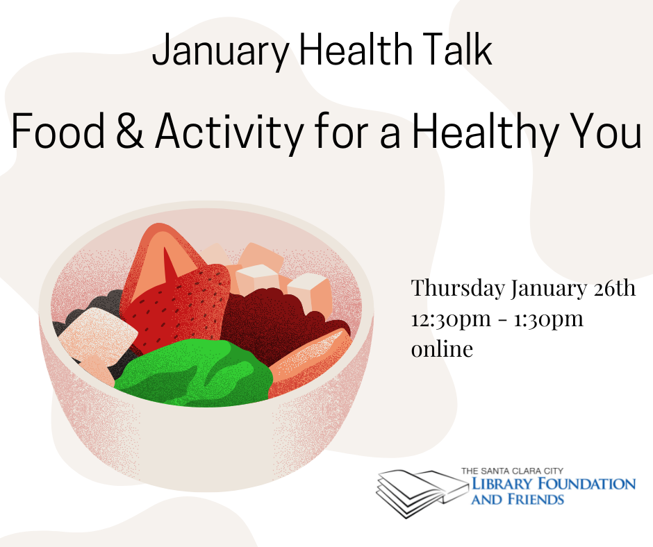 come to the monthly health talk held by the Santa Clara City Library on January 26