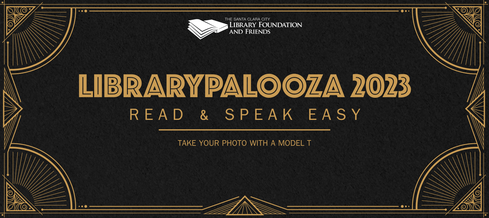 Take your photo with a model t at Librarypalooza, the gala fundraiser for the Santa Clara city library foundation and friends