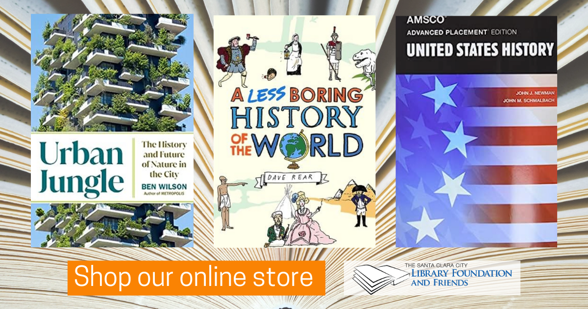 Shop history books in the Friends of the Santa Clara City Library's online book store