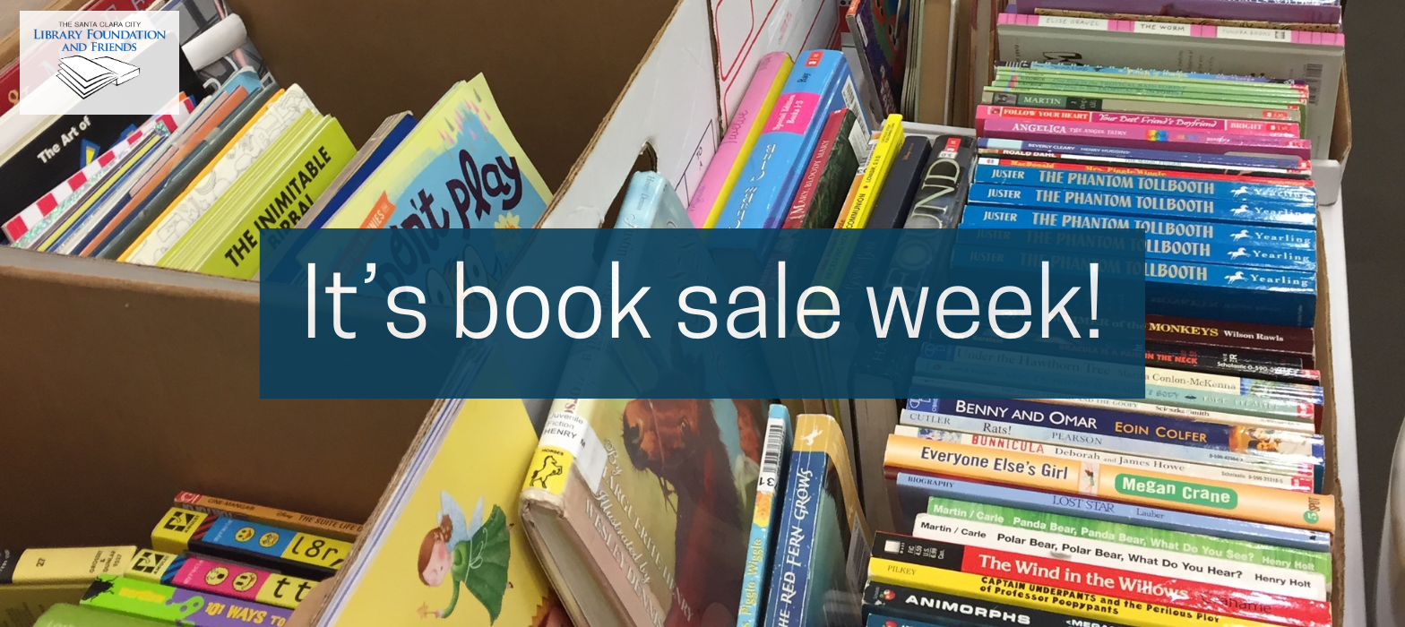 It's book sale week at The Santa Clara City Library Foundation and Friends
