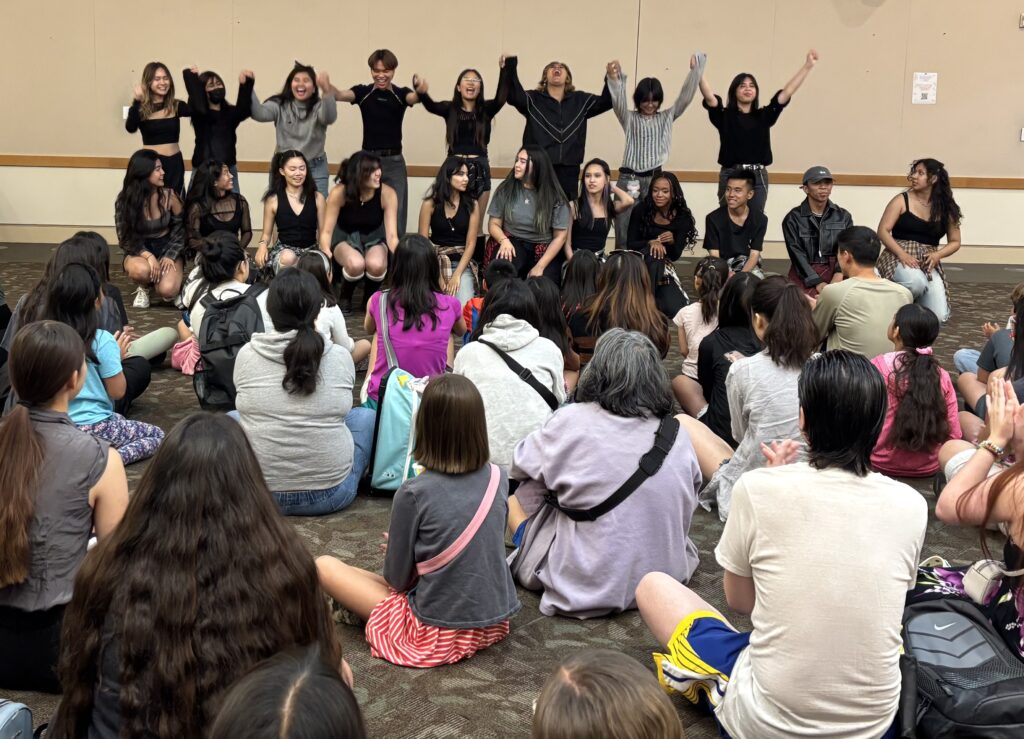 a dance troupe at KPOP SC at the Santa Clara City Library